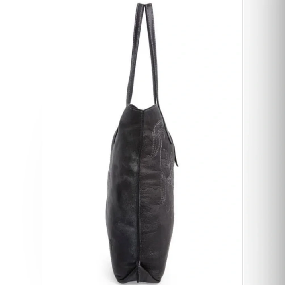 FRYE - Hadley Embroidered Leather Tote